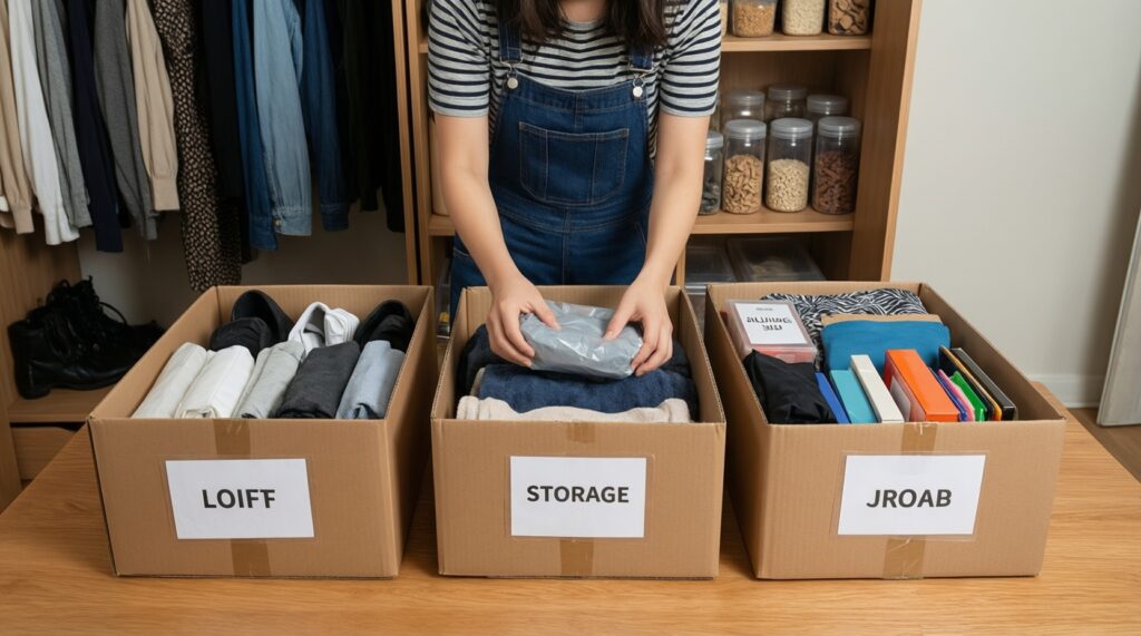 Как организовать сбор вещей правильно: что действительно нужно и как сортировать - иллюстрация