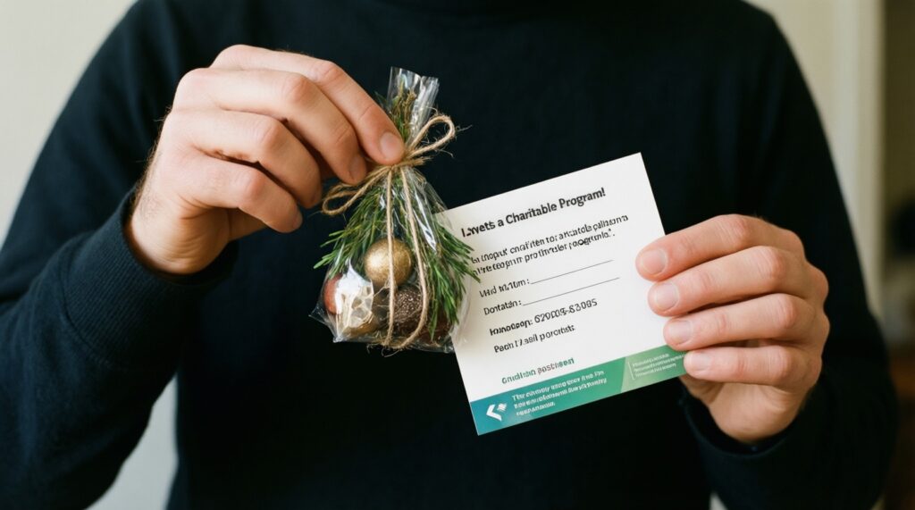 Праздники и благотворительность: как дарить подарки с пользой и смыслом - иллюстрация