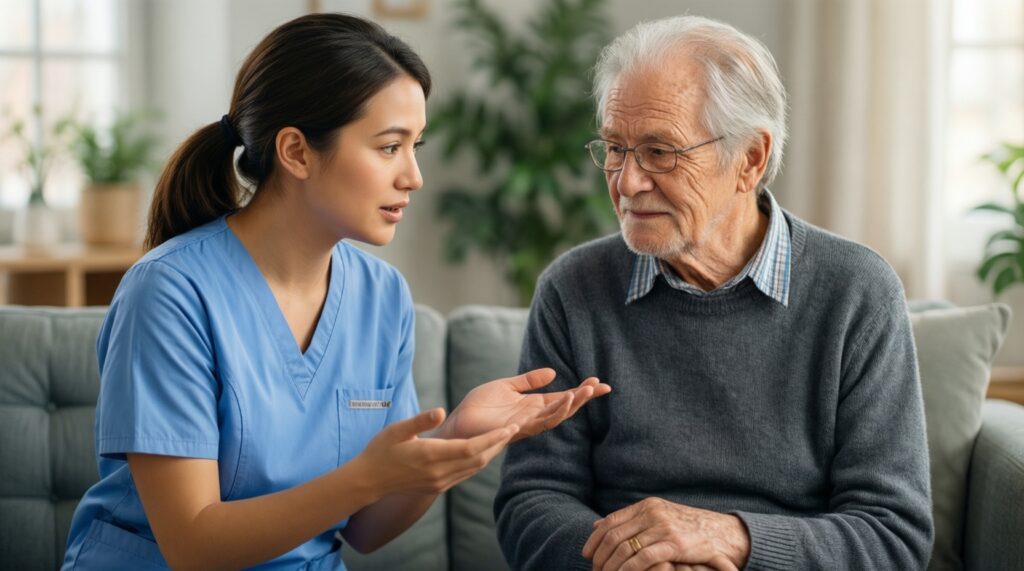 Помощь пожилым: как поддержать уважительно и без навязчивости - иллюстрация