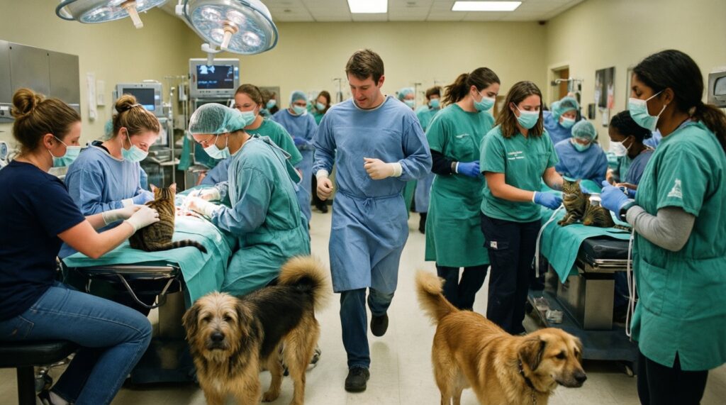 Помощь животным: приюты, передержки, стерилизация и ответственное участие - иллюстрация