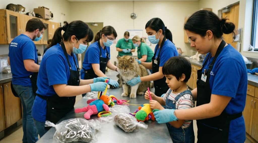 Как вовлечь детей в добрые дела: идеи семейного волонтёрства по возрастам - иллюстрация